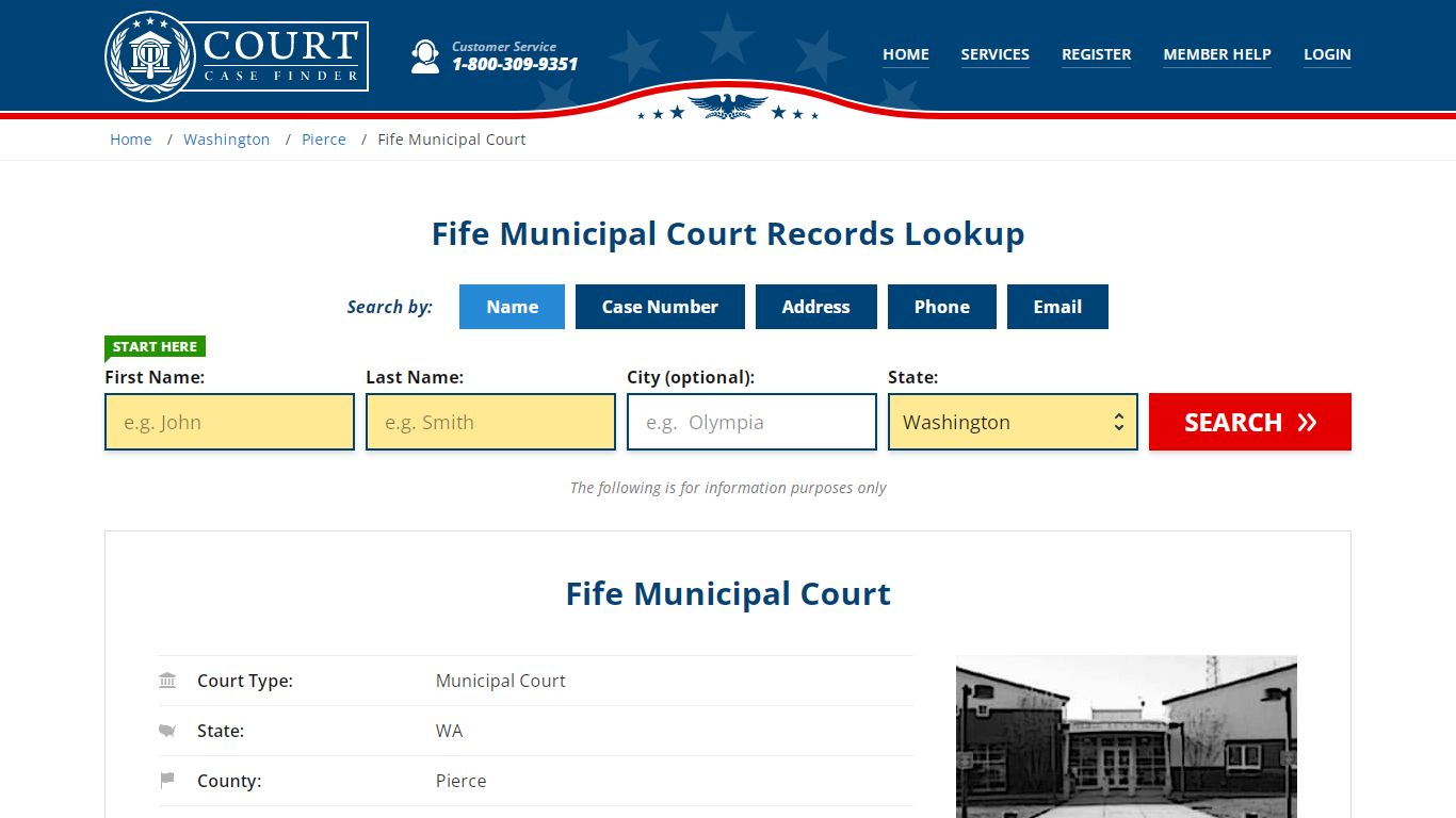 Fife Municipal Court Records | Fife, Pierce County, WA Court Case Lookup